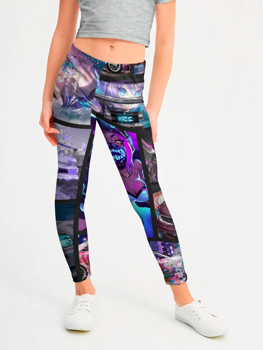 Леггинсы для девочки / JDM Anime