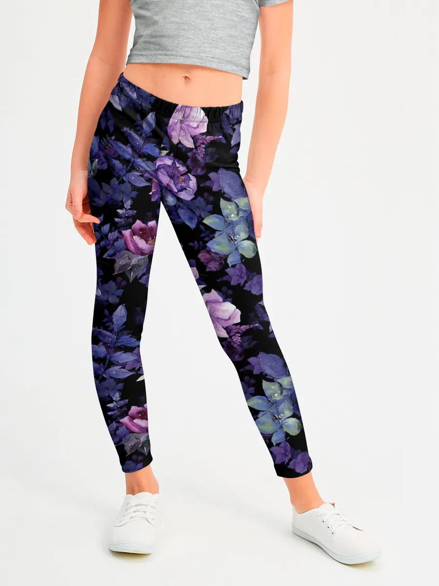 Леггинсы для девочки / Цветочный сад