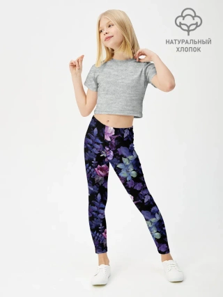 Леггинсы для девочки / Цветочный сад