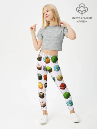 Леггинсы для девочки / Minecraft