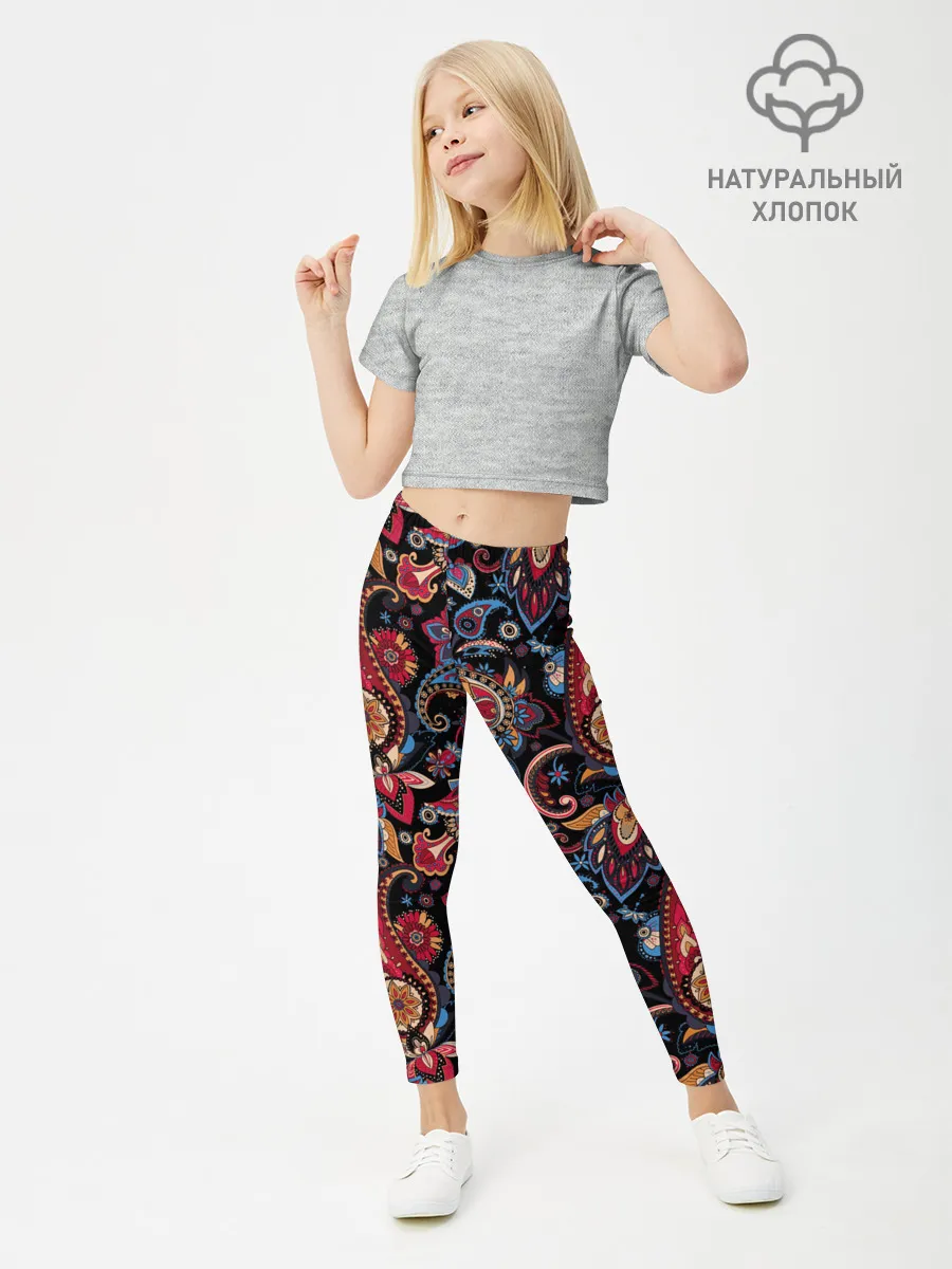 Леггинсы для девочки / Этнический орнамент