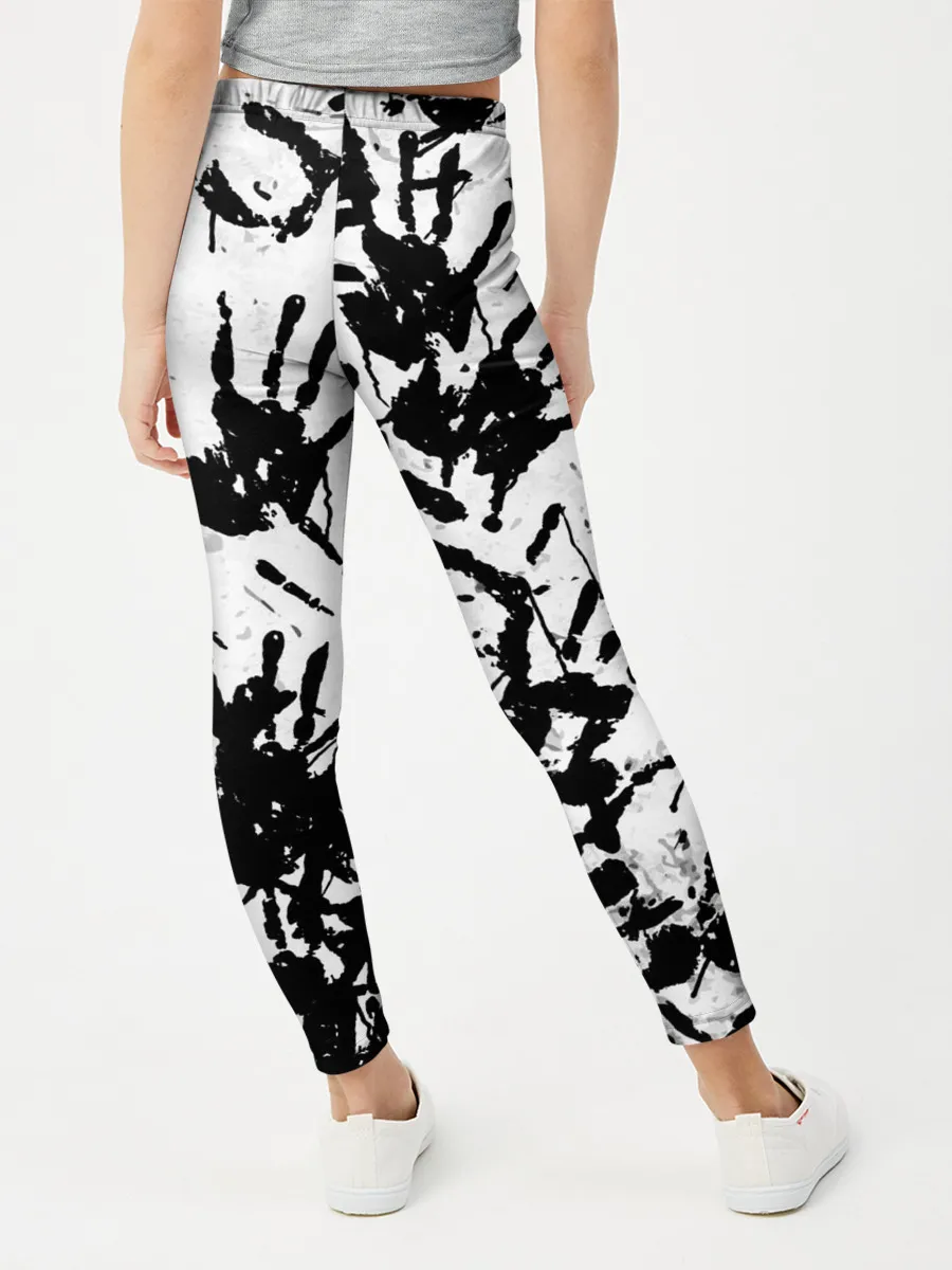 Леггинсы для девочки / Отпечатки - DEATH STRANDING