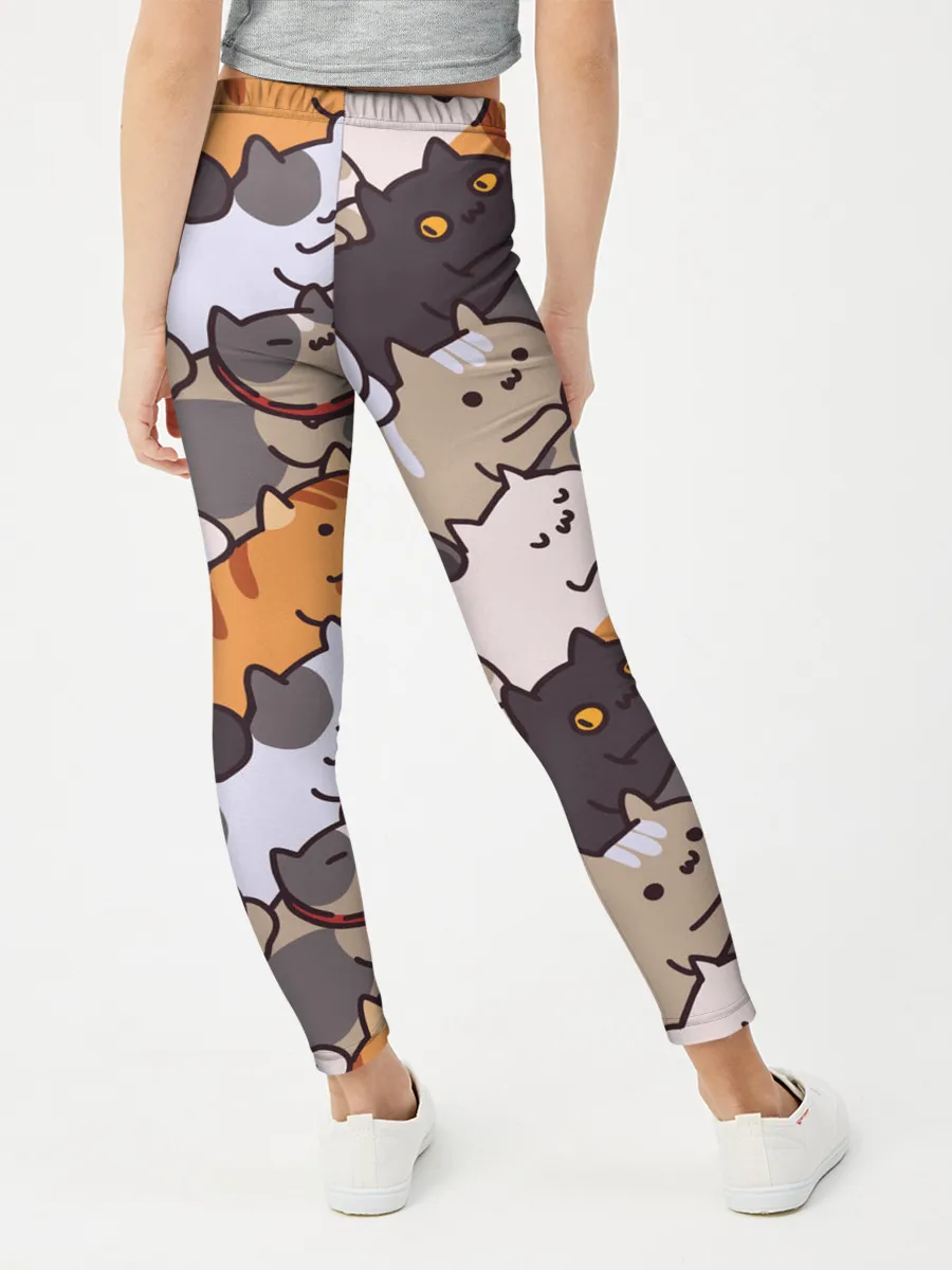 Леггинсы для девочки / Котомания