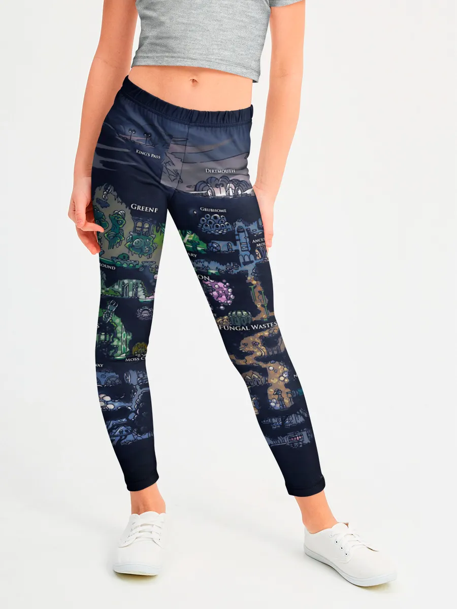 Леггинсы для девочки / HOLLOW KNIGHT WORLD