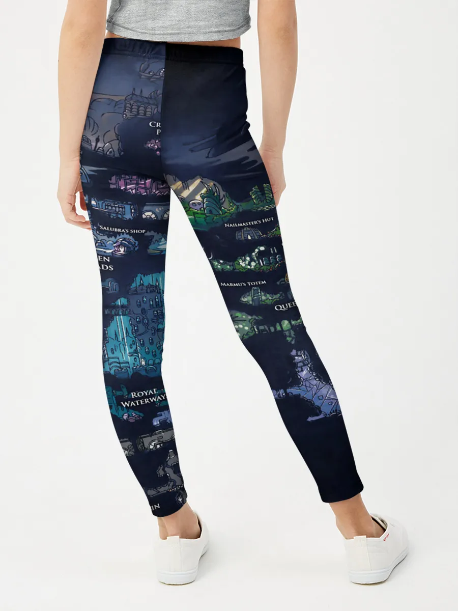 Леггинсы для девочки / HOLLOW KNIGHT WORLD