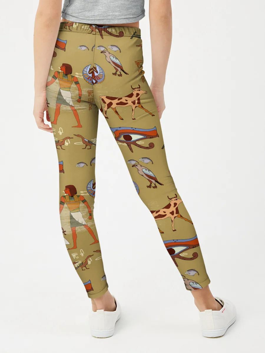 Леггинсы для девочки / Египетские Боги