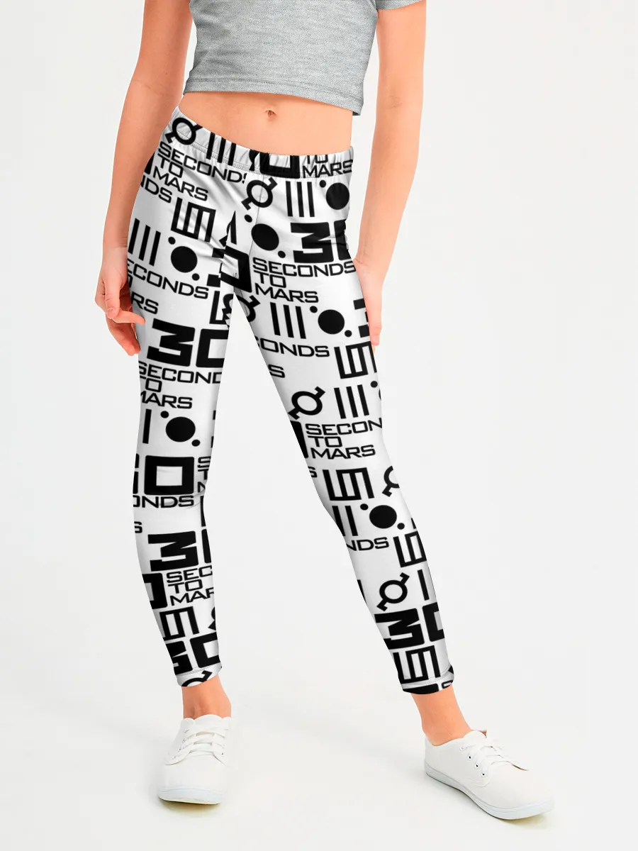 Леггинсы для девочки / 30 SECONDS TO MARS