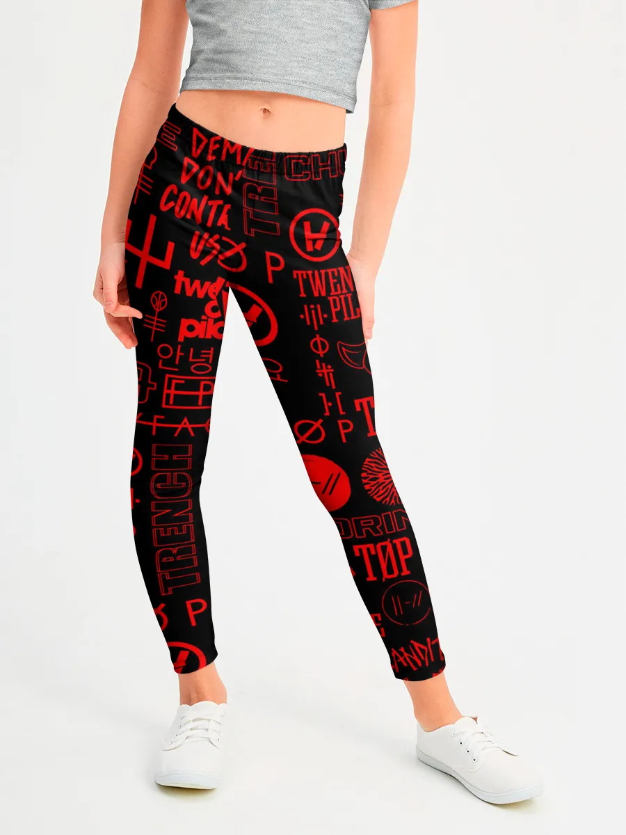 Леггинсы для девочки / TWENTY ONE PILOTS