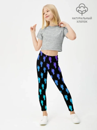 Леггинсы для девочки / BILLIE EILISH PATTERN