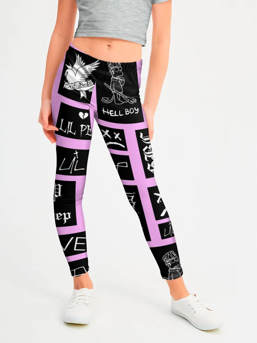 Леггинсы для девочки / LIL PEEP