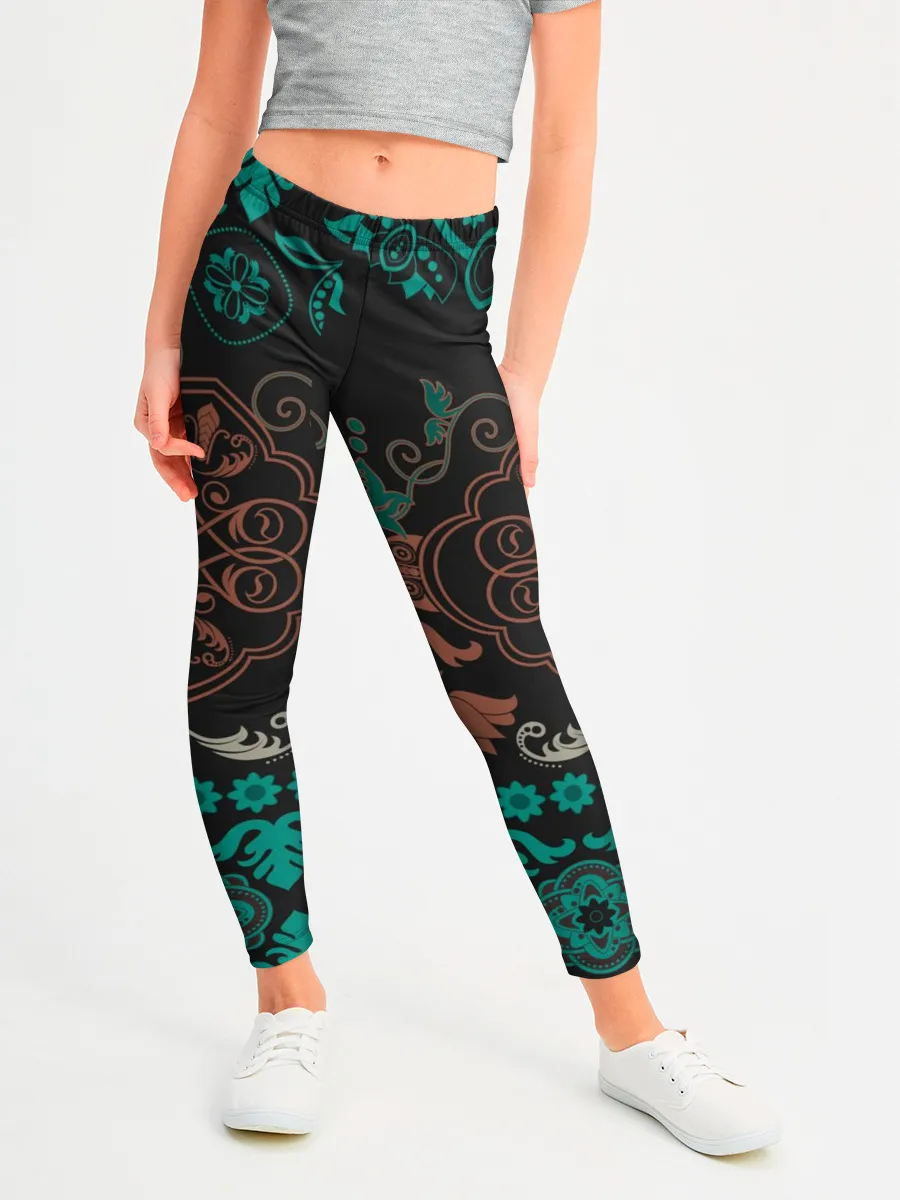 Леггинсы для девочки / Ретро Орнамент