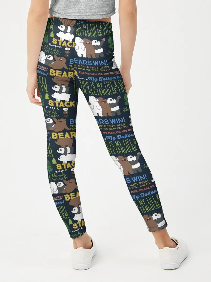 Леггинсы для девочки / Медведи всегда побеждают