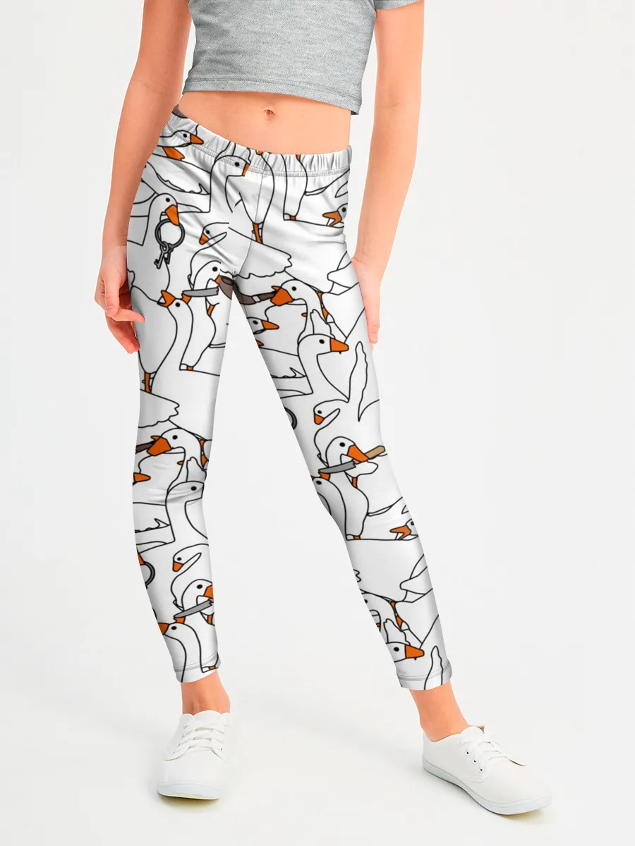 Леггинсы для девочки / Злой гусь