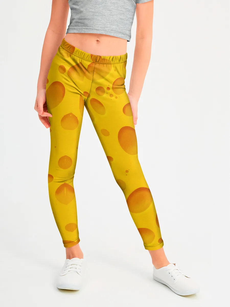 Леггинсы для девочки / Сыр