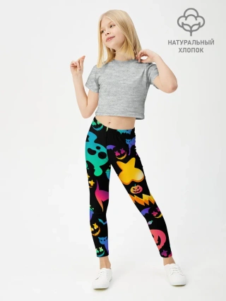 Леггинсы для девочки / MARSHMELLO HALLOWEEN