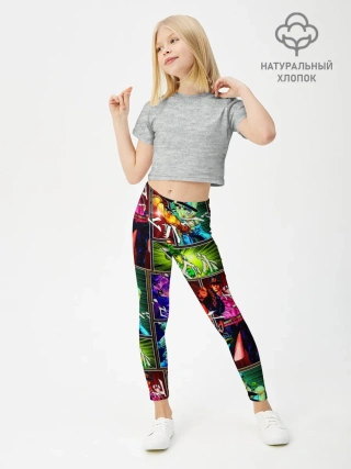 Леггинсы для девочки / Джоджо пендлетон хамон паттерн