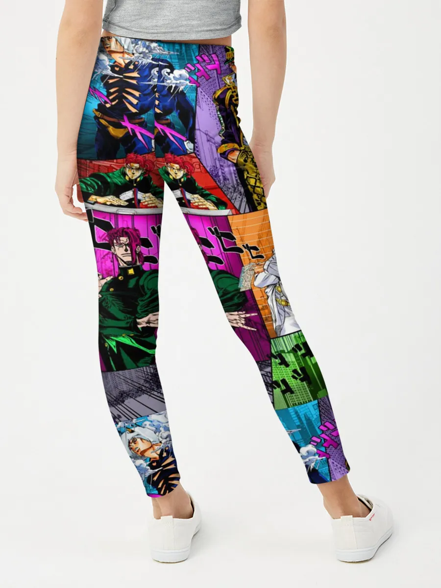 Леггинсы для девочки / Паттерн джоджо кира спидвагон