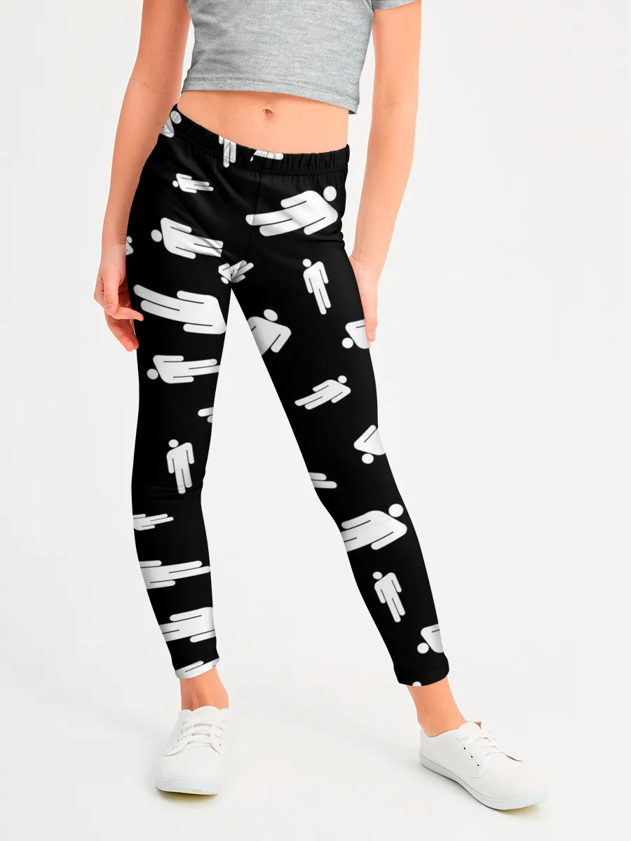 Леггинсы для девочки / BILLIE EILISH - Blohsh