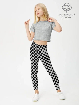 Леггинсы для девочки / Checkerboard Color