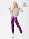 Леггинсы для девочки / Checkerboard Color