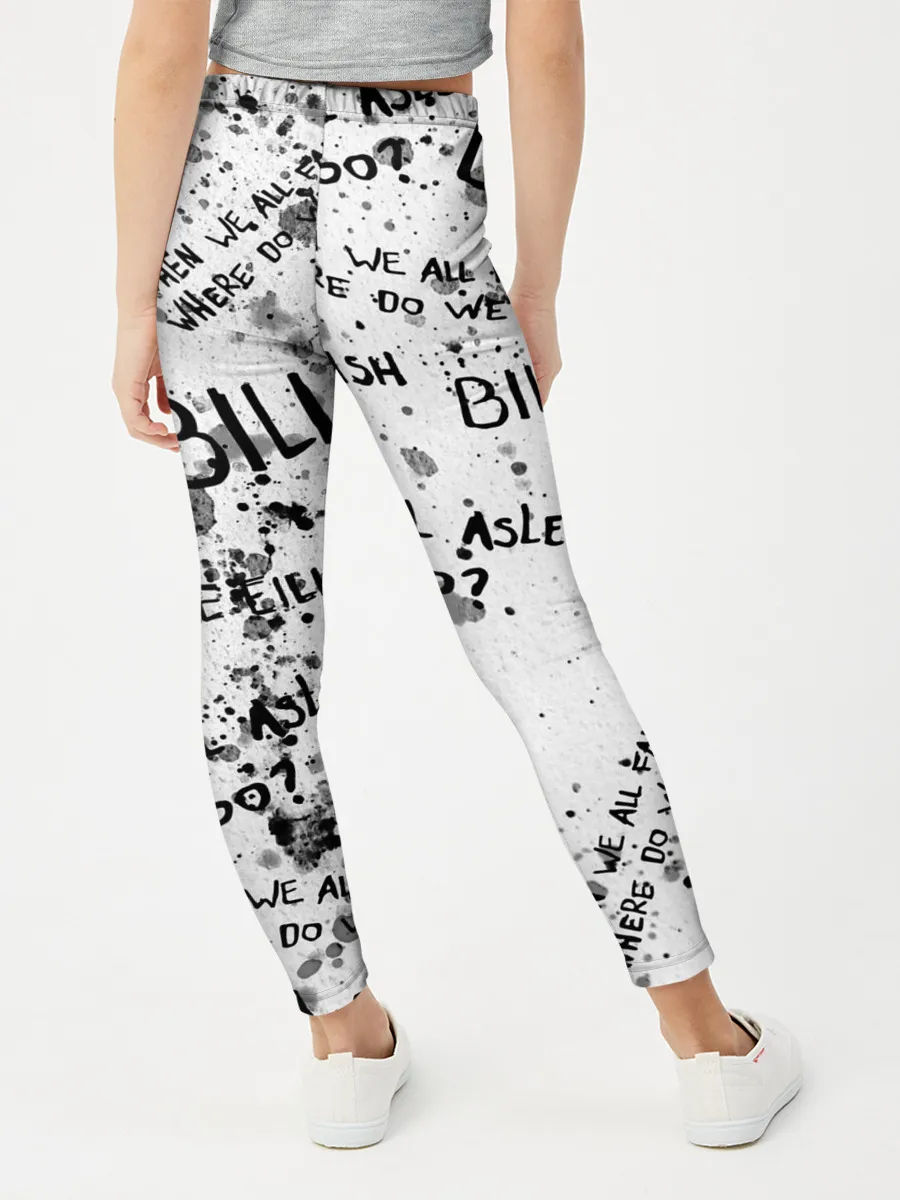 Леггинсы для девочки / BILLIE EILISH - Where Do We Go