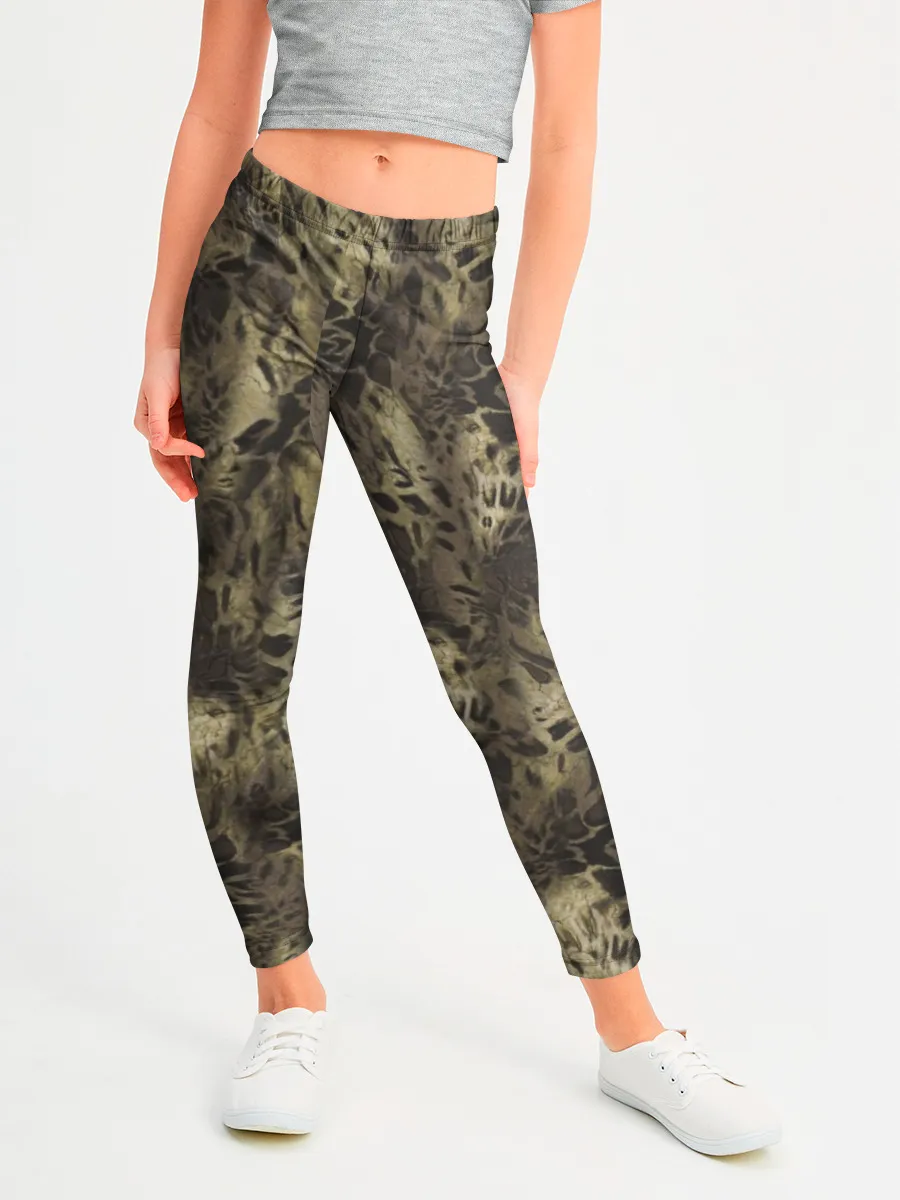 Леггинсы для девочки / Камуфляж Prym1 Woodlands Camo