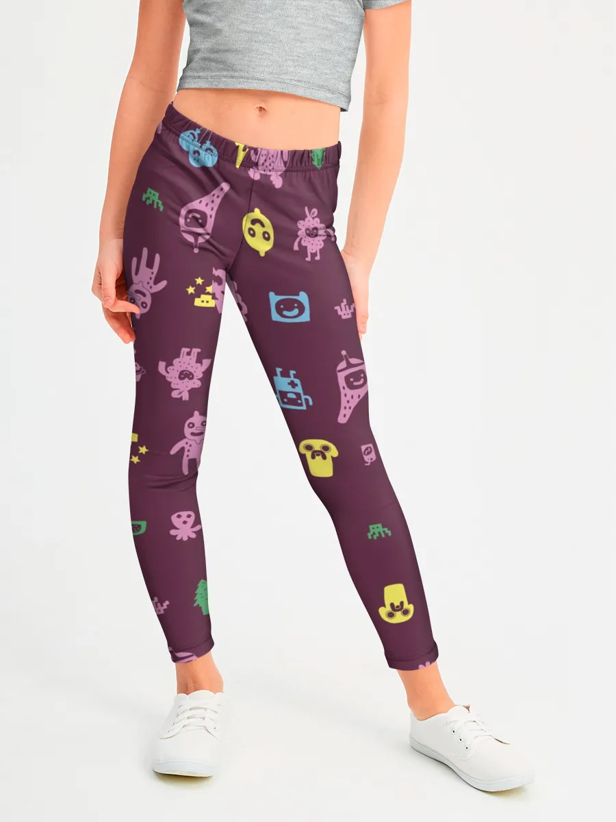 Леггинсы для девочки / Время приключений Лимонохват