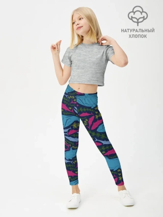 Леггинсы для девочки / Касатки