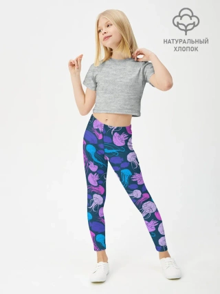 Леггинсы для девочки / Медузы