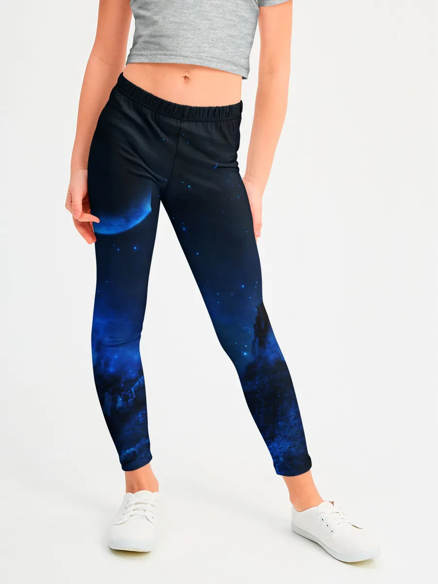 Леггинсы для девочки / Космос