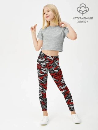 Леггинсы для девочки / Именной камуфляж. Рома