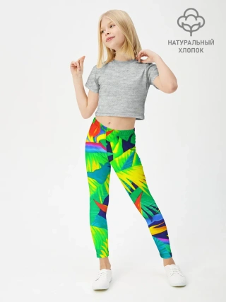 Леггинсы для девочки / ТРОПИКИ