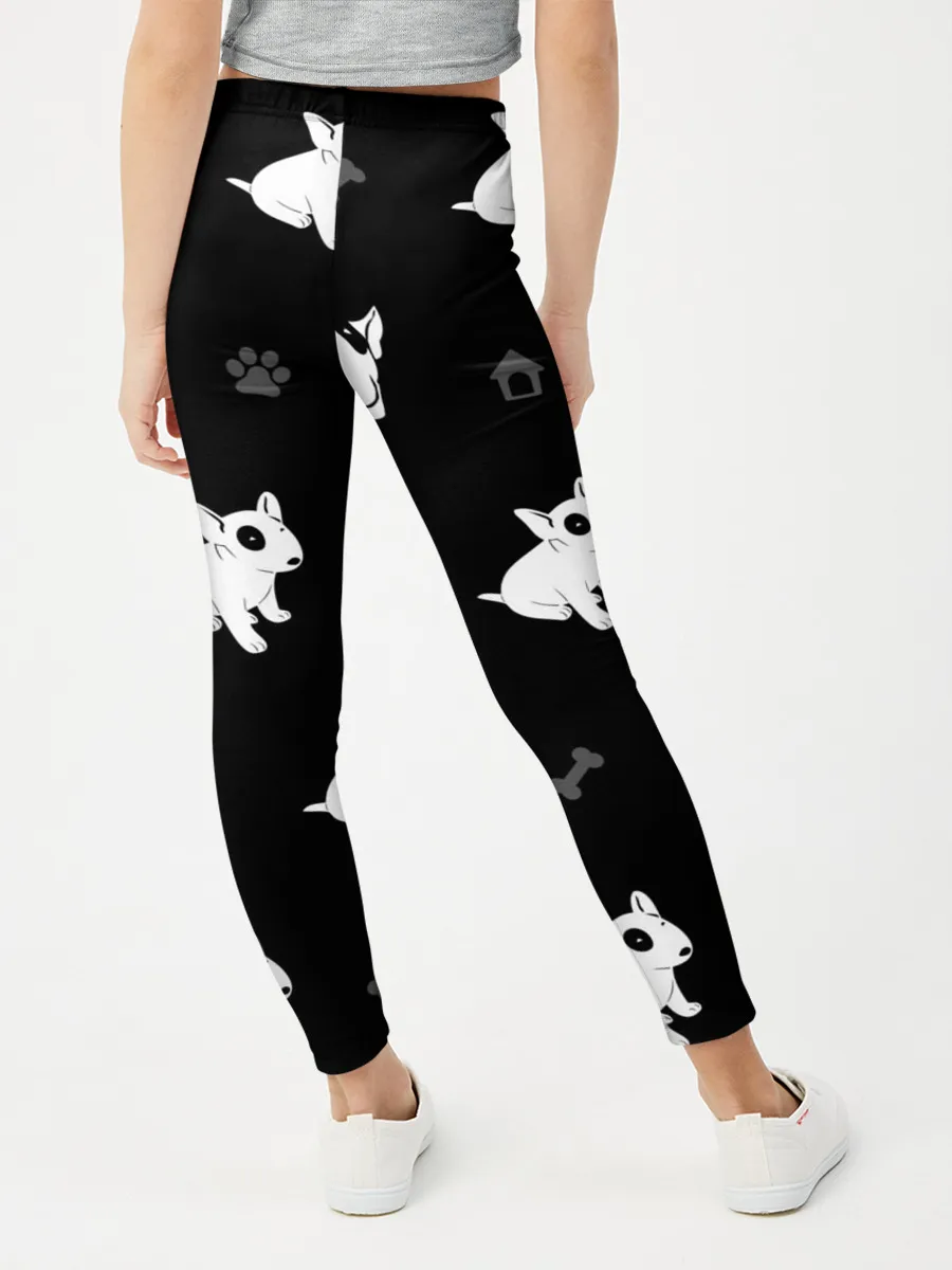 Леггинсы для девочки / Английский бультерьер