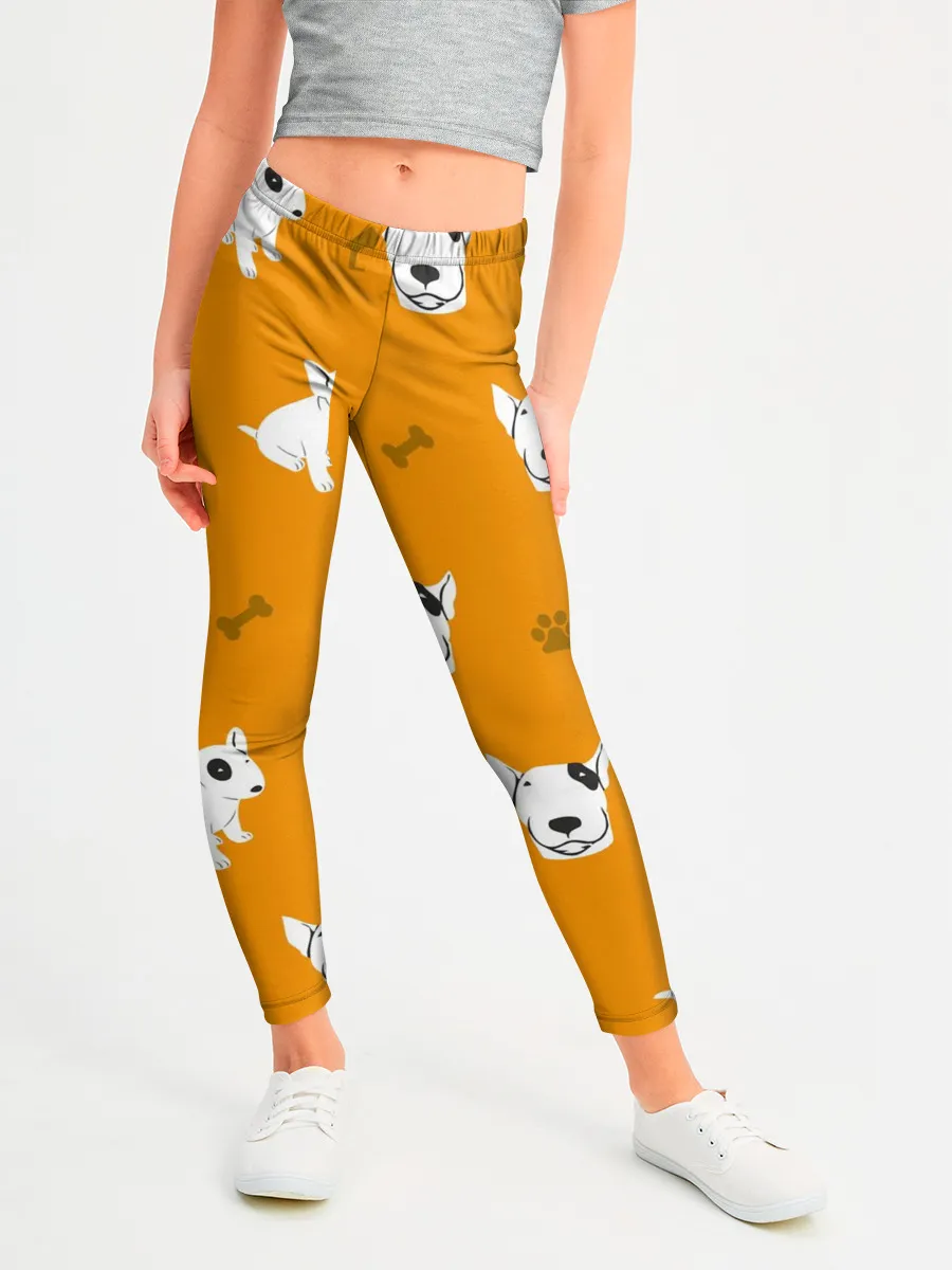 Леггинсы для девочки / Английский бультерьер