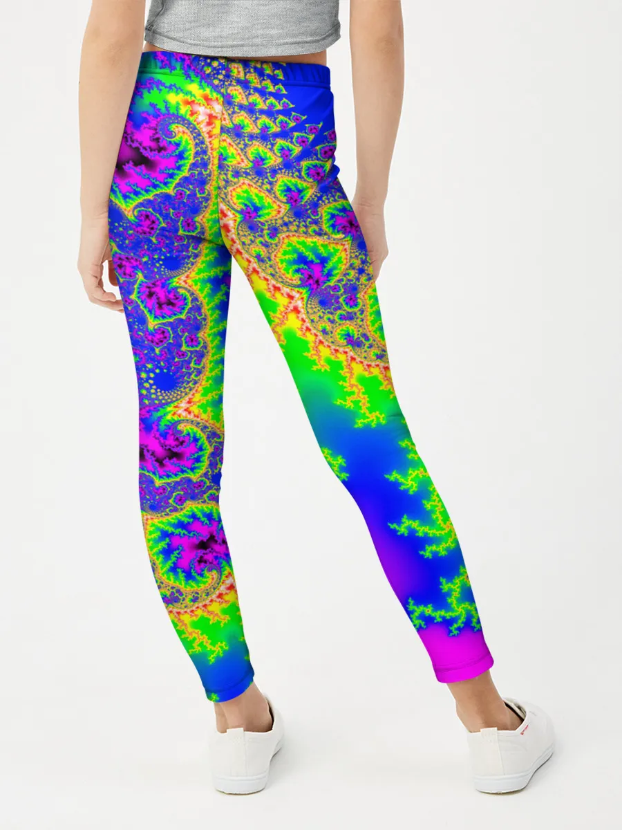 Леггинсы для девочки / NEON&ACID