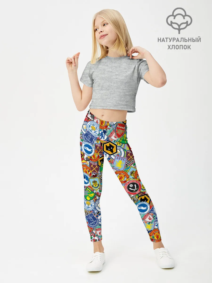 Леггинсы для девочки / Английская Премьер Лига