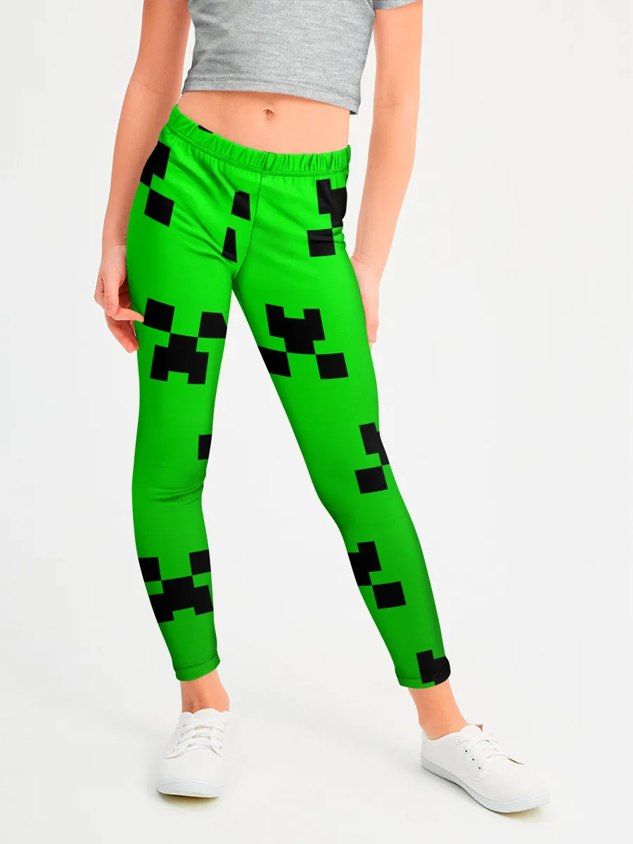 Леггинсы для девочки / MINECRAFT
