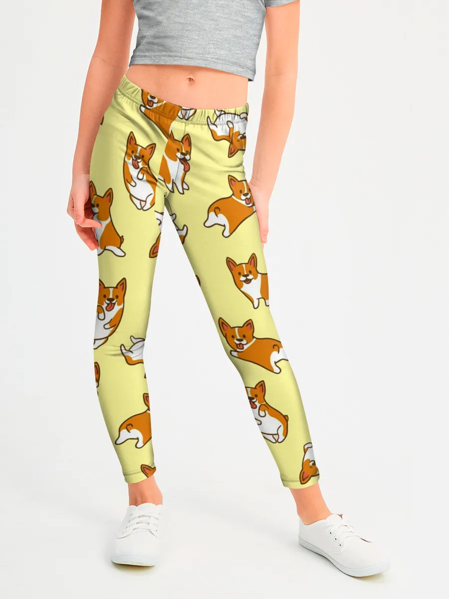 Леггинсы для девочки / Корги