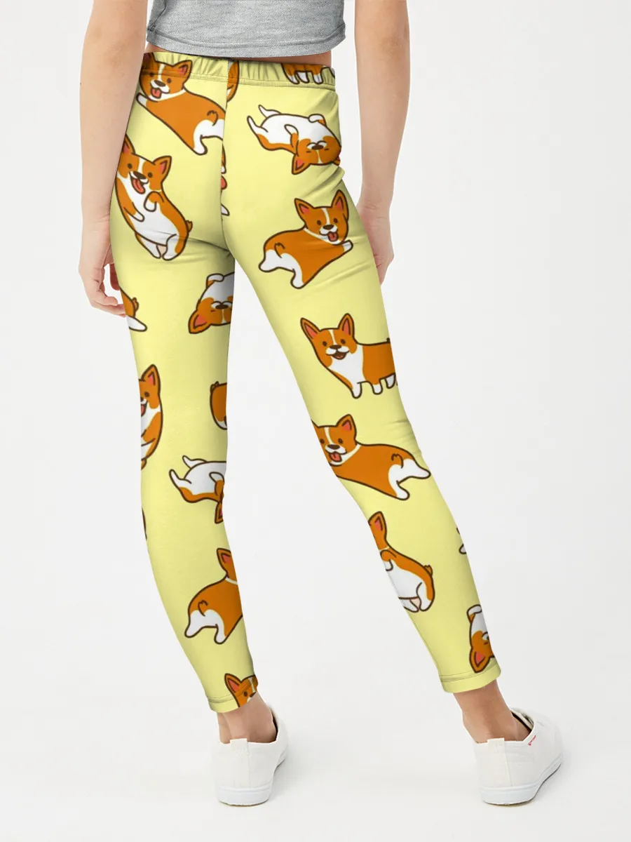 Леггинсы для девочки / Корги