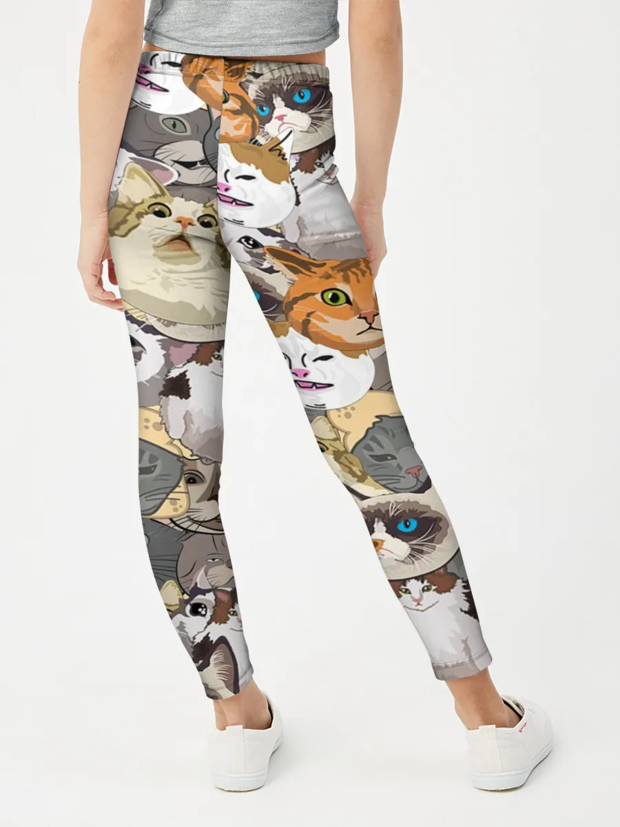 Леггинсы для девочки / ALL CATS MEMES