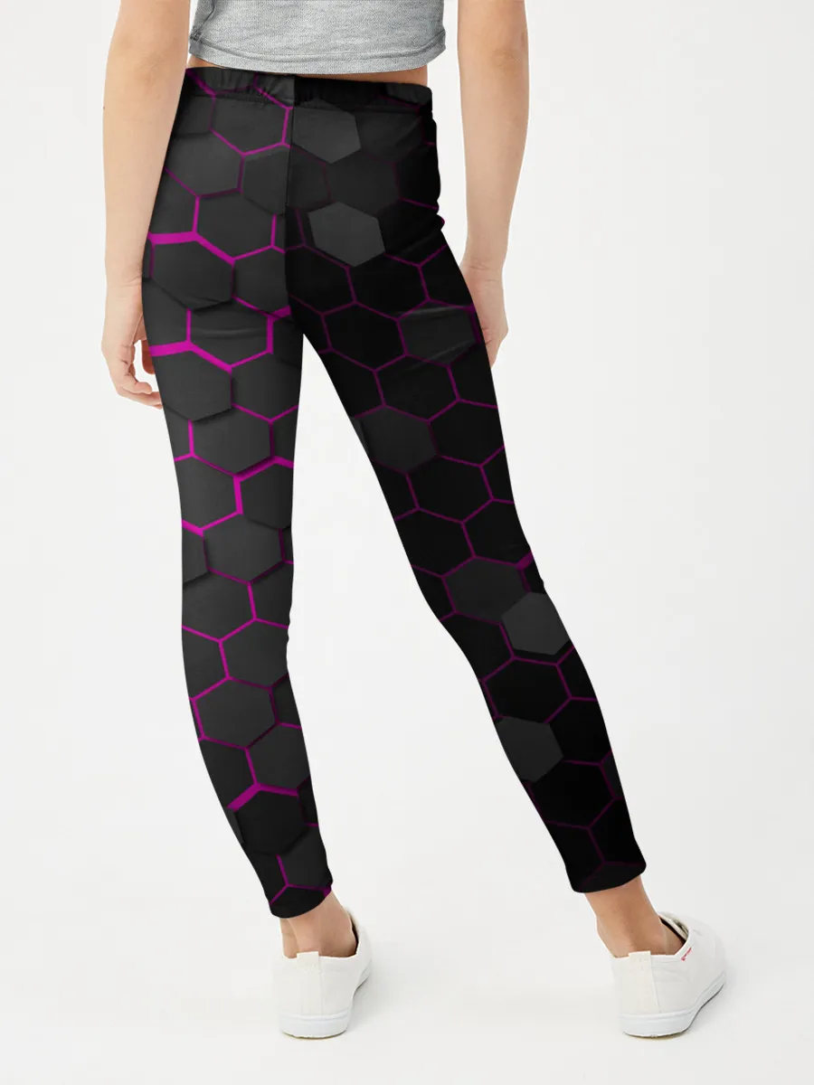 Леггинсы для девочки / OCTAGON розовый