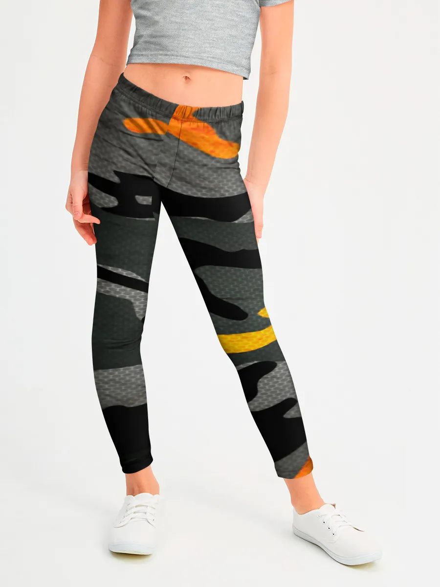 Леггинсы для девочки / КАМУФЛЯЖ АРМЕЙСКИЙ