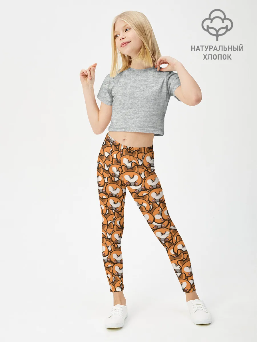 Леггинсы для девочки / Попки Корги