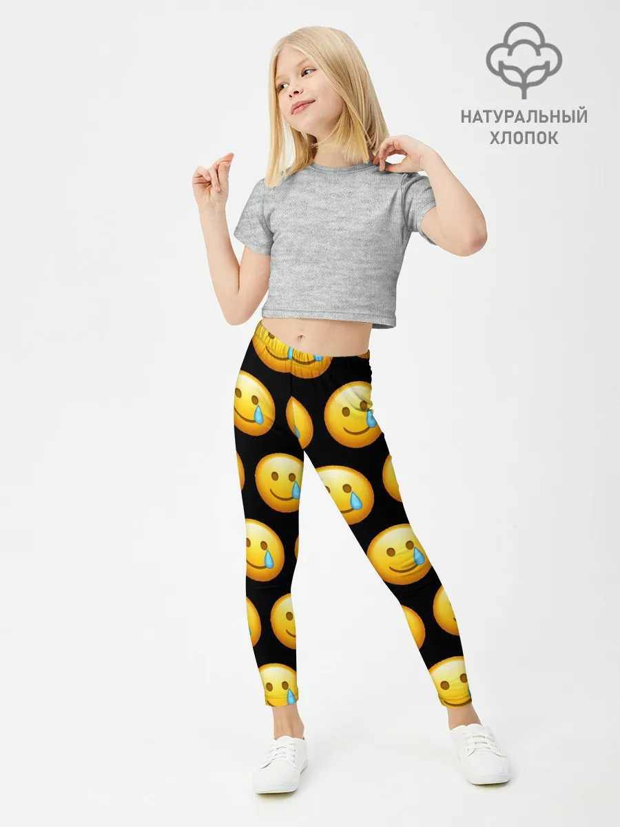 Леггинсы для девочки / New Emoji