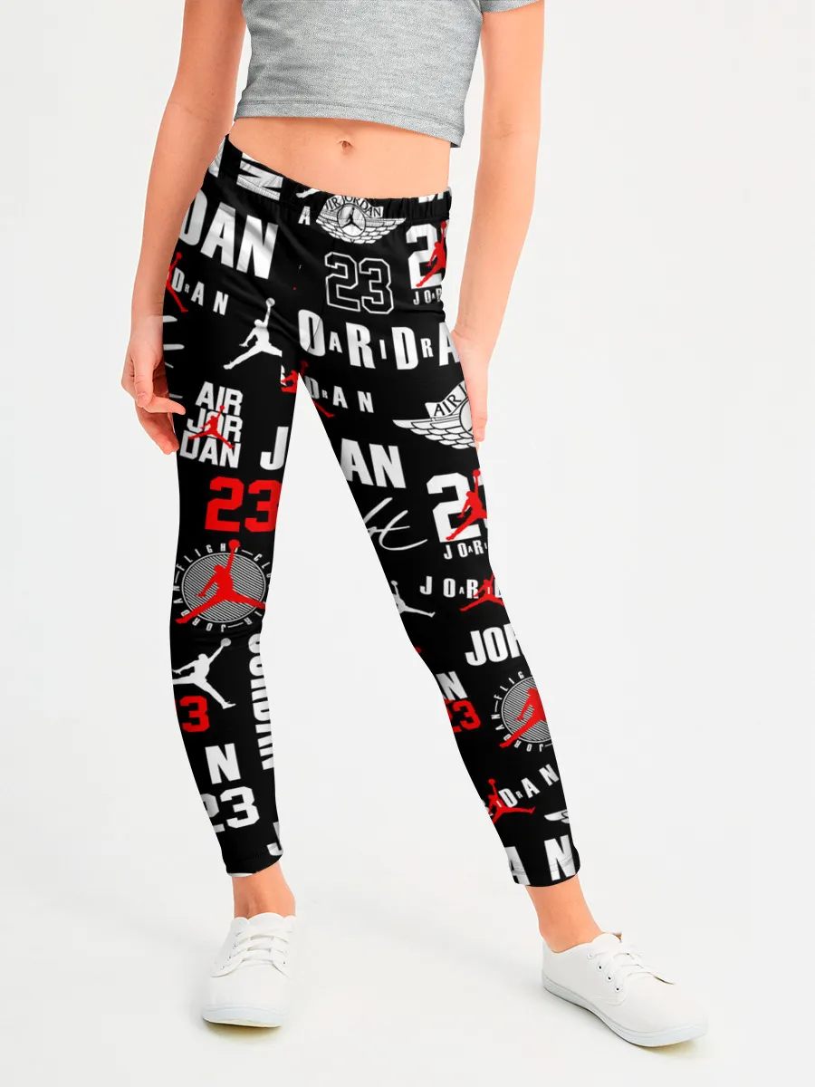 Леггинсы для девочки / MICHAEL JORDAN LOGOBOMBING