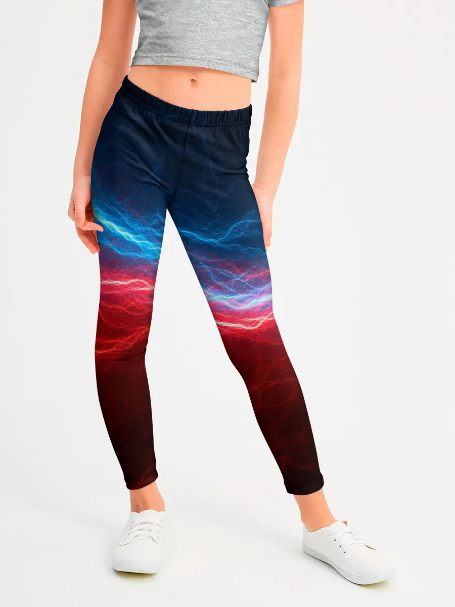 Леггинсы для девочки / Огонь и лёд