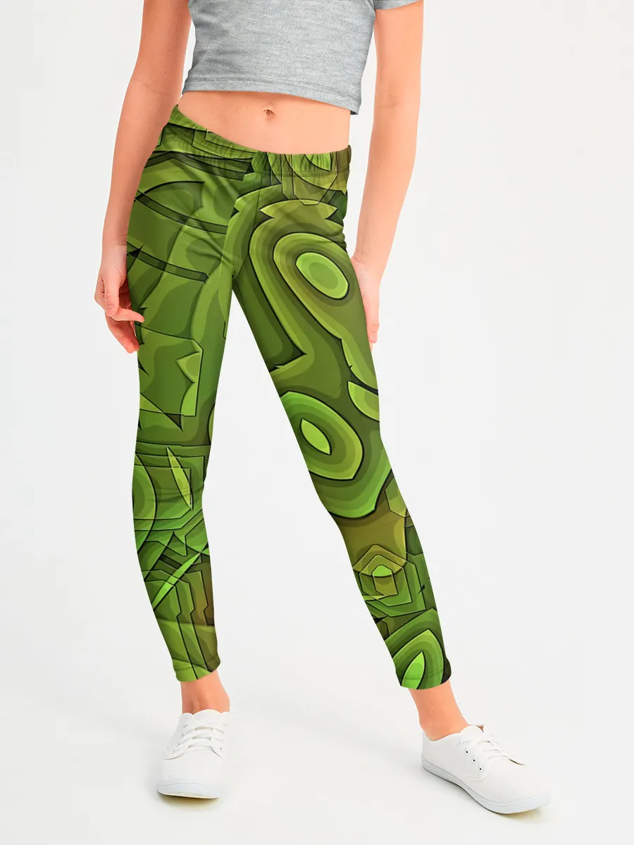 Леггинсы для девочки / Необычный камуфляж