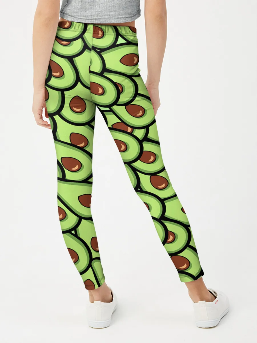 Леггинсы для девочки / АВОКАДО