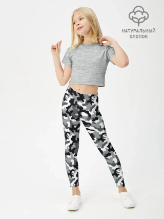 Леггинсы для девочки / Камуфляж