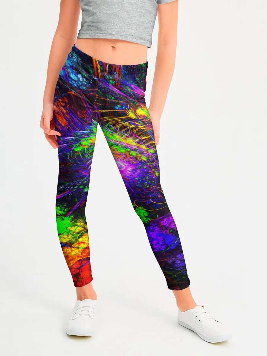 Леггинсы для девочки / НЕОНОВЫЕ КРАСКИ